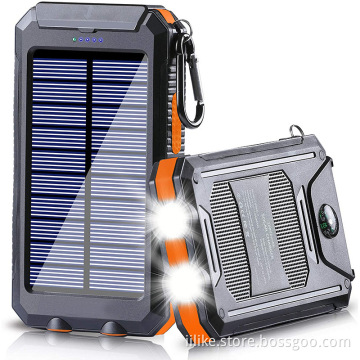 Portable solar phone chargers power banks with large capacity outdoor portable power supply